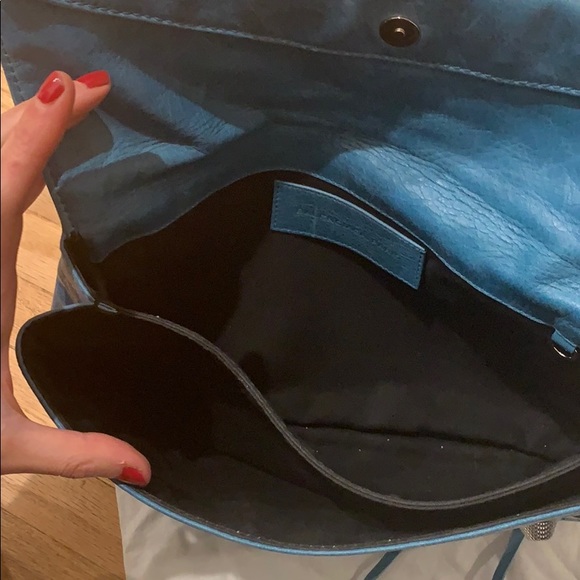 BALENCIAGA Giant Envelope Clutch Teal - Picture 5 of 8